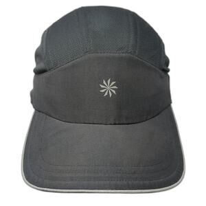 Athleta Strapback 5 Panel Cap Gray One Size Adjustable Outdoor Polyester